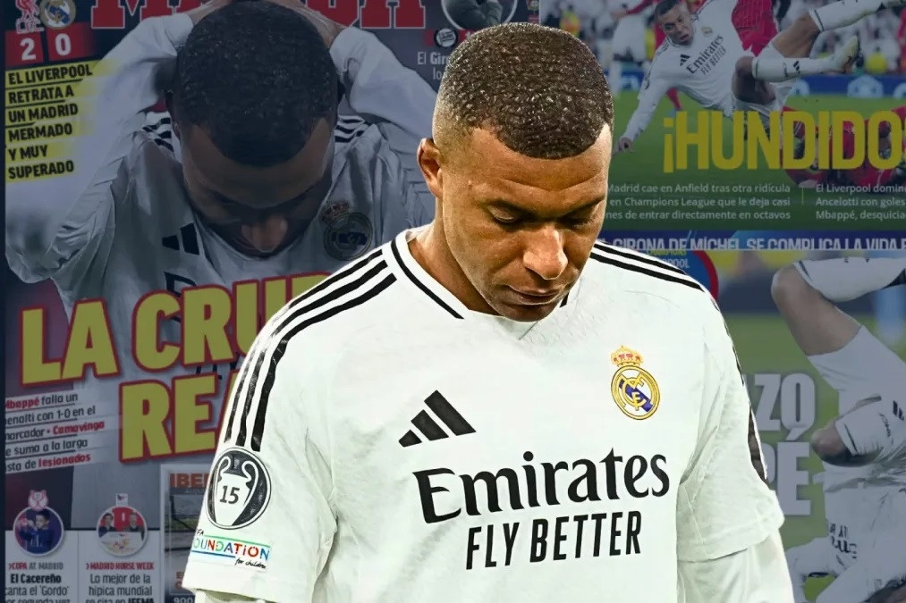 Báo chí Pháp chỉ trích tàn bạo Mbappe báo hại Real Madrid